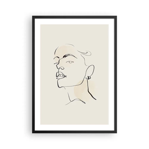 Poster in black frame - Proud Look - 50x70 cm