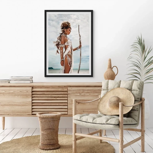 Poster in black frame - Queen of the Tropics - 30x40 cm