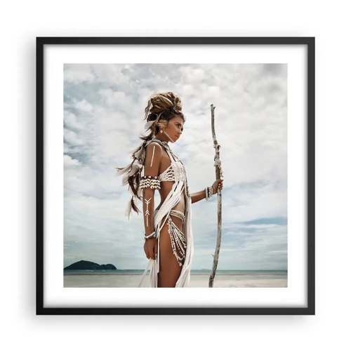 Poster in black frame - Queen of the Tropics - 50x50 cm