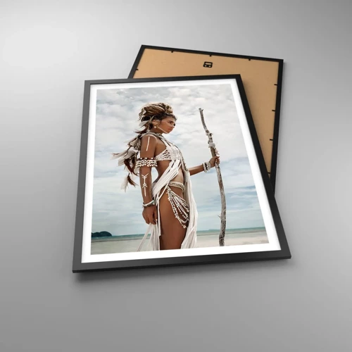 Poster in black frame - Queen of the Tropics - 50x70 cm