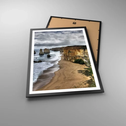 Poster in black frame - Raw Beauty - 50x70 cm