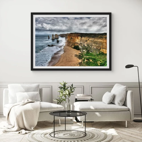 Poster in black frame - Raw Beauty - 70x50 cm