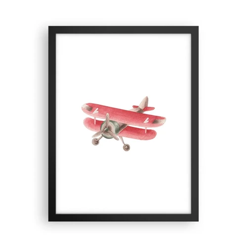 Poster in black frame - Ready for High Flghts - 30x40 cm