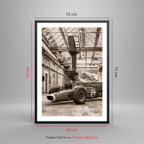 Poster in black frame - Rest of the Winner - 50x70 cm