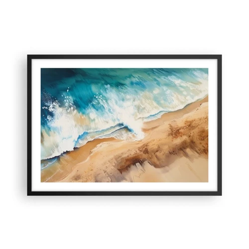 Poster in black frame - Returning Wave - 70x50 cm