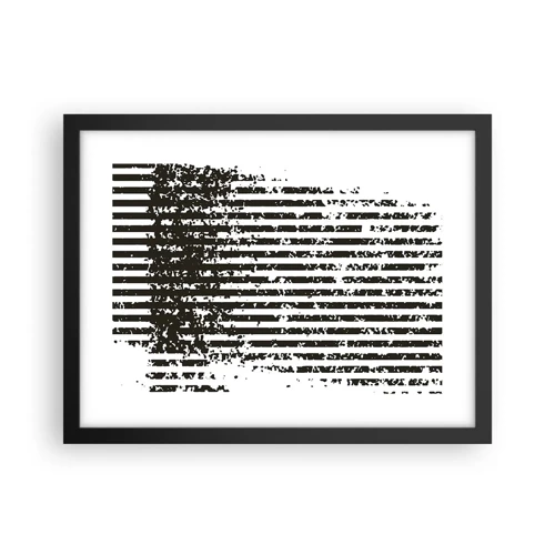 Poster in black frame - Rhythm and Noise - 40x30 cm