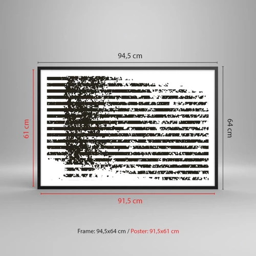 Poster in black frame - Rhythm and Noise - 91x61 cm