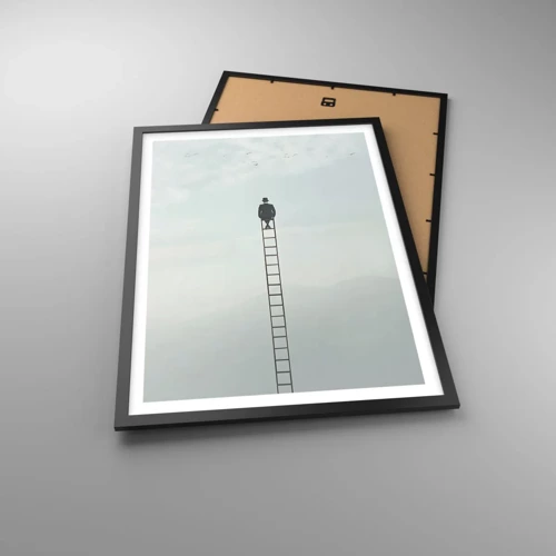Poster in black frame - Rise above It - 50x70 cm