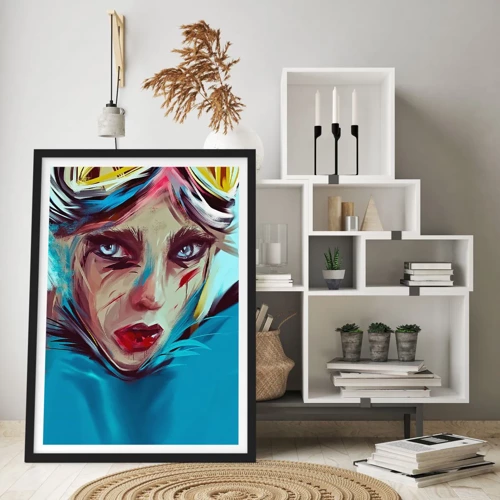 Poster in black frame - Road Mistress - 50x70 cm