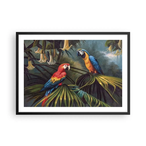 Poster in black frame - Romanticism in Tropics - 70x50 cm