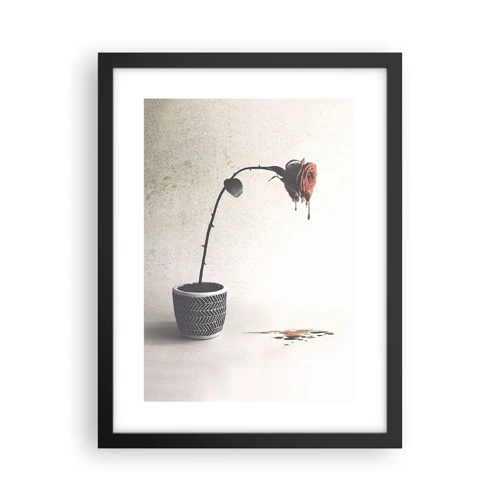 Poster in black frame - Rosa Dolorosa - 30x40 cm