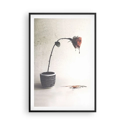 Poster in black frame - Rosa Dolorosa - 61x91 cm