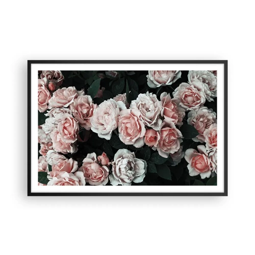 Poster in black frame - Rose Ensemble - 91x61 cm