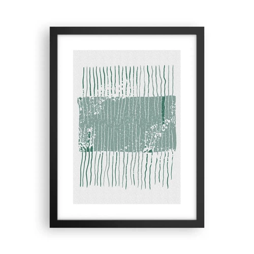 Poster in black frame - Sea Abstract - 30x40 cm