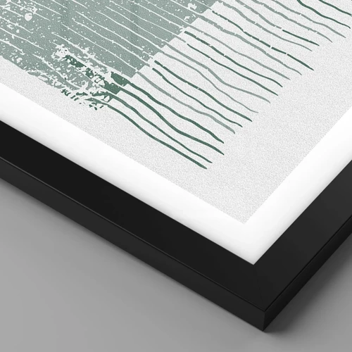 Poster in black frame - Sea Abstract - 40x30 cm