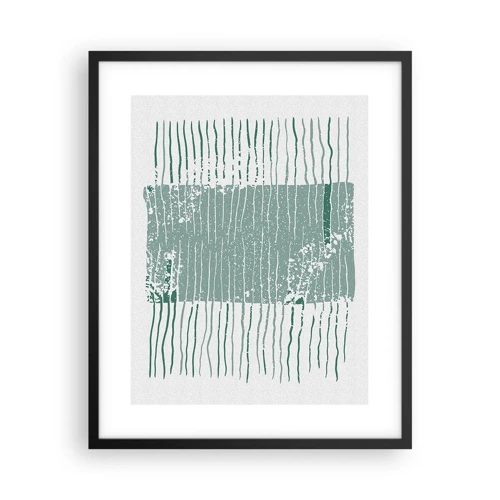 Poster in black frame - Sea Abstract - 40x50 cm