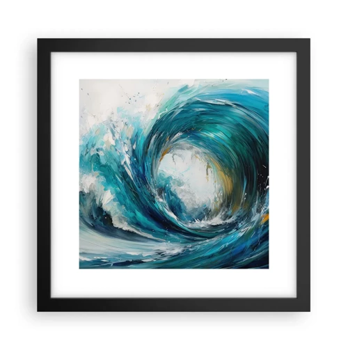 Poster in black frame - Sea Portal - 30x30 cm