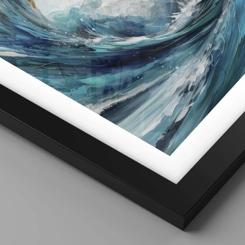 Poster in black frame - Sea Portal - 30x30 cm