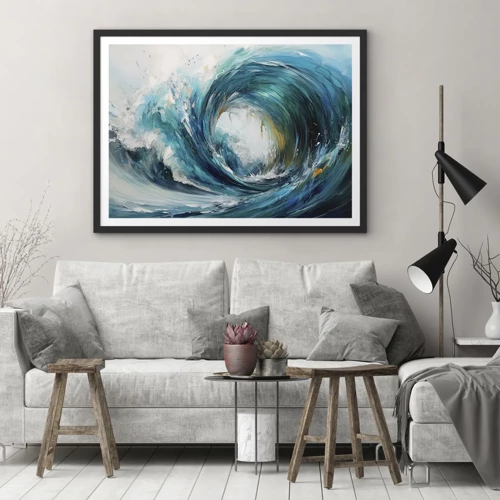 Poster in black frame - Sea Portal - 91x61 cm