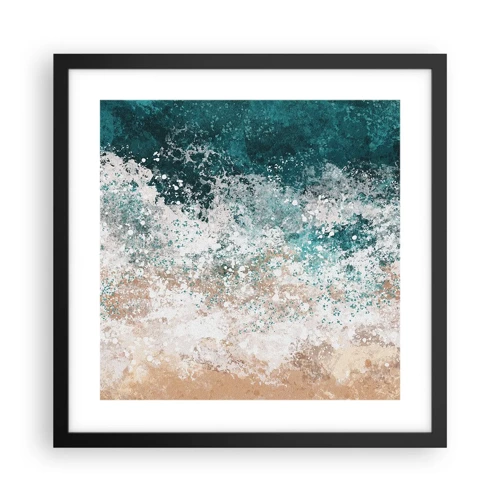 Poster in black frame - Sea Tales - 40x40 cm