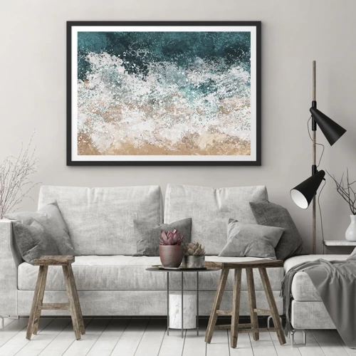 Poster in black frame - Sea Tales - 70x50 cm