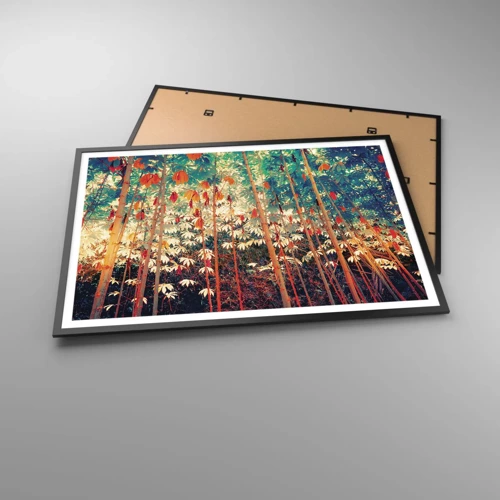 Poster in black frame - Secret Life of Leaves - 100x70 cm