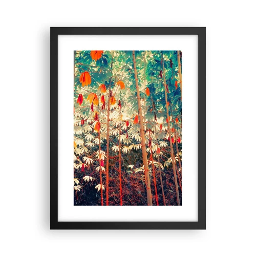 Poster in black frame - Secret Life of Leaves - 30x40 cm