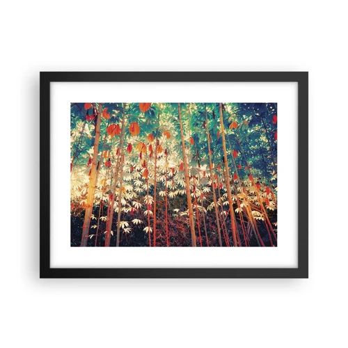 Poster in black frame - Secret Life of Leaves - 40x30 cm