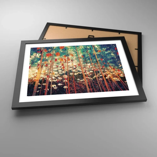 Poster in black frame - Secret Life of Leaves - 40x30 cm