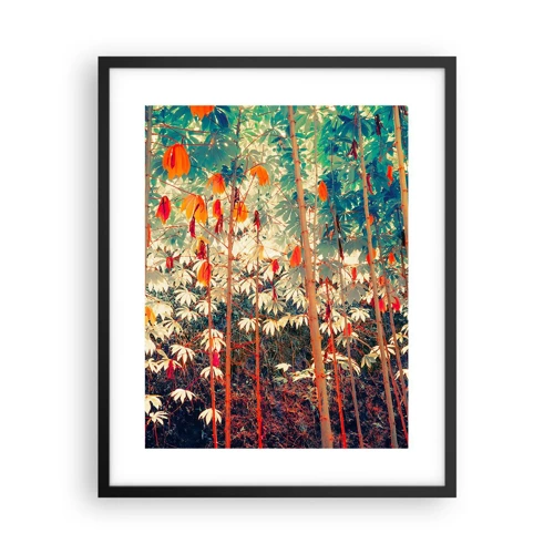 Poster in black frame - Secret Life of Leaves - 40x50 cm