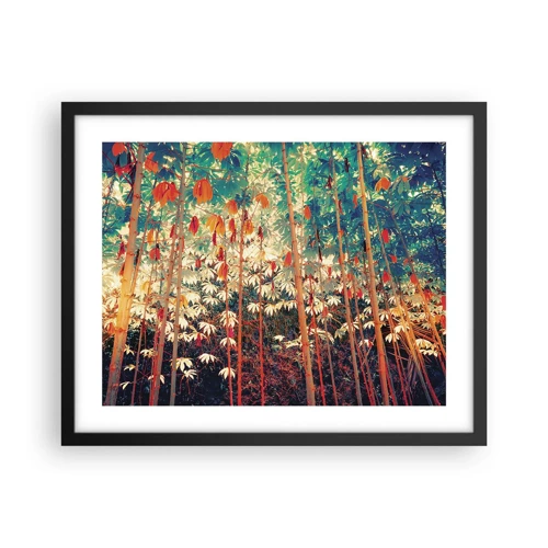 Poster in black frame - Secret Life of Leaves - 50x40 cm