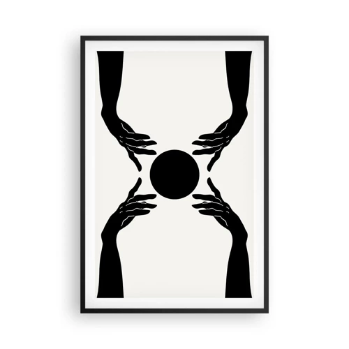 Poster in black frame - Secret Sign - 61x91 cm