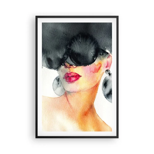 Poster in black frame - Secret of Elegance - 61x91 cm