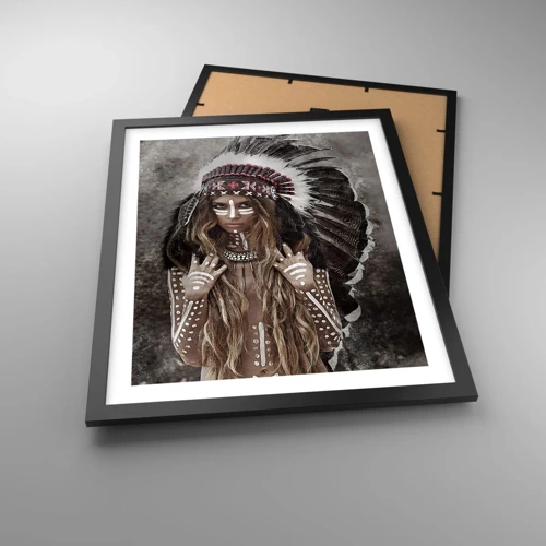 Poster in black frame - Secret of the Power of the Tribe - 40x50 cm