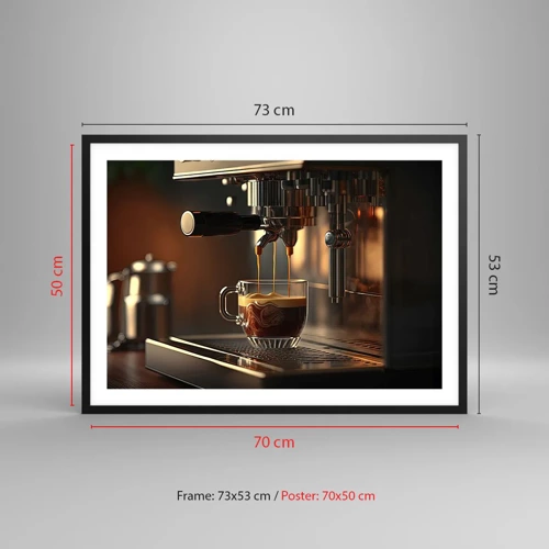 Poster in black frame - Sensual Mixture - 70x50 cm