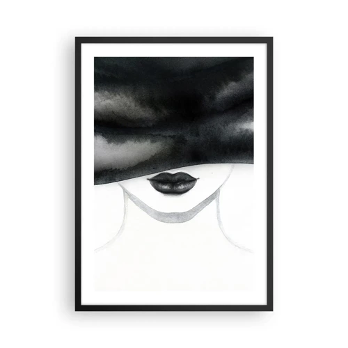 Poster in black frame - Sensual Secret - 50x70 cm