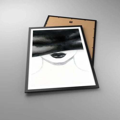 Poster in black frame - Sensual Secret - 50x70 cm