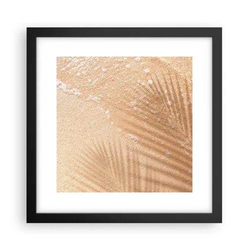 Poster in black frame - Shadow of a Hot Summer - 30x30 cm