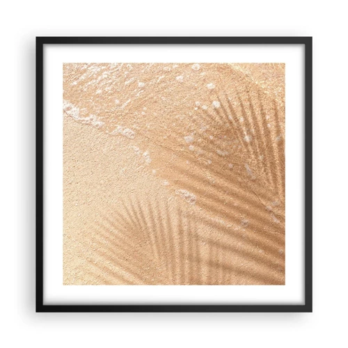 Poster in black frame - Shadow of a Hot Summer - 50x50 cm