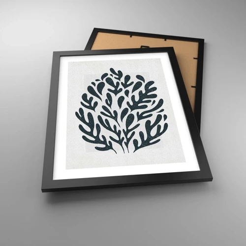 Poster in black frame - Shapes of Nature - 30x40 cm
