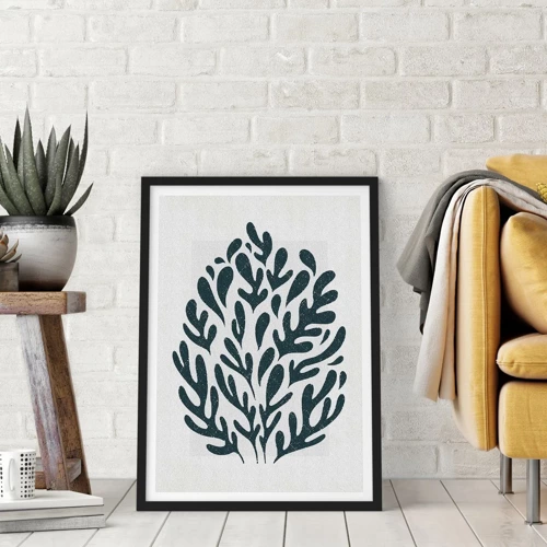 Poster in black frame - Shapes of Nature - 40x50 cm