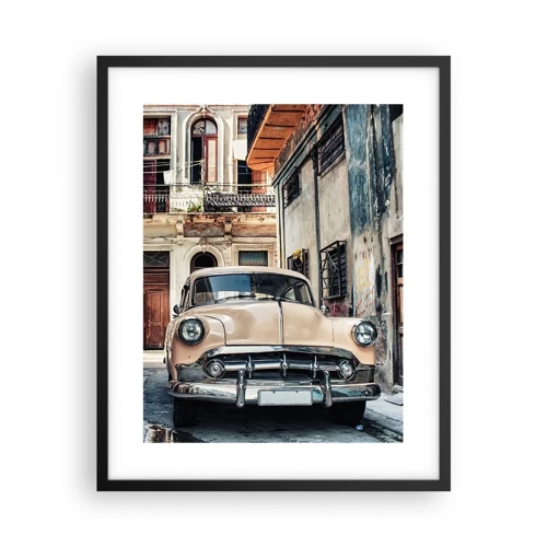 Poster in black frame - Siesta in Havana - 40x50 cm