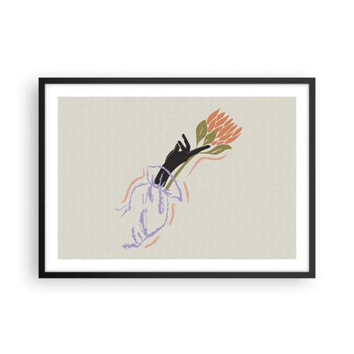 Poster in black frame - Sister Touch - 70x50 cm