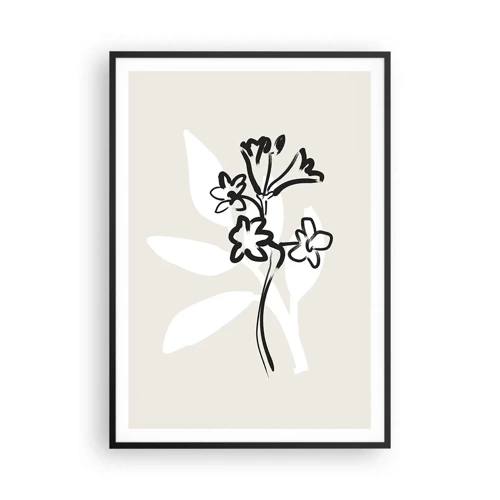 Poster in black frame - Sketch for Herbarium - 70x100 cm