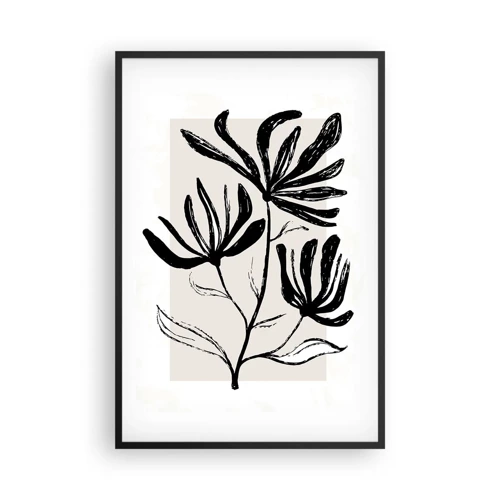 Poster in black frame - Sketch for a Herbarium - 61x91 cm