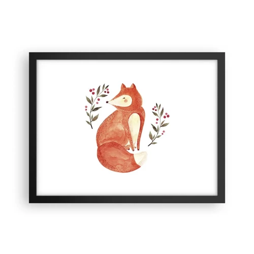 Poster in black frame - Small Ginger - 40x30 cm