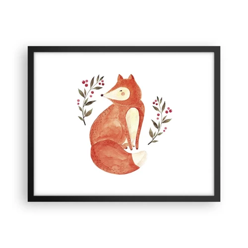 Poster in black frame - Small Ginger - 50x40 cm