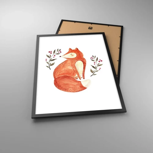 Poster in black frame - Small Ginger - 50x70 cm