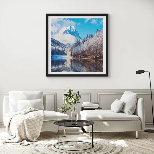 Poster in black frame - Snow Patrol - 40x40 cm