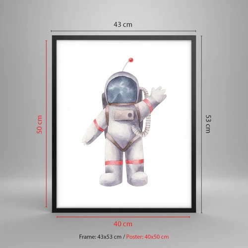 Poster in black frame - So Long! - 40x50 cm